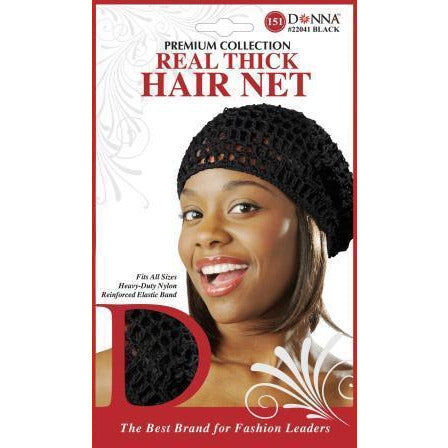 Donna Thick Hair Net Black