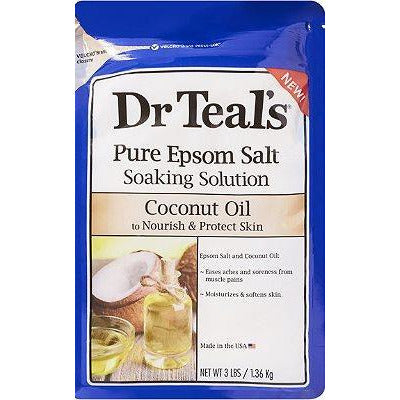 Dr Teals Coconut Oil Soak Salt 3Lb