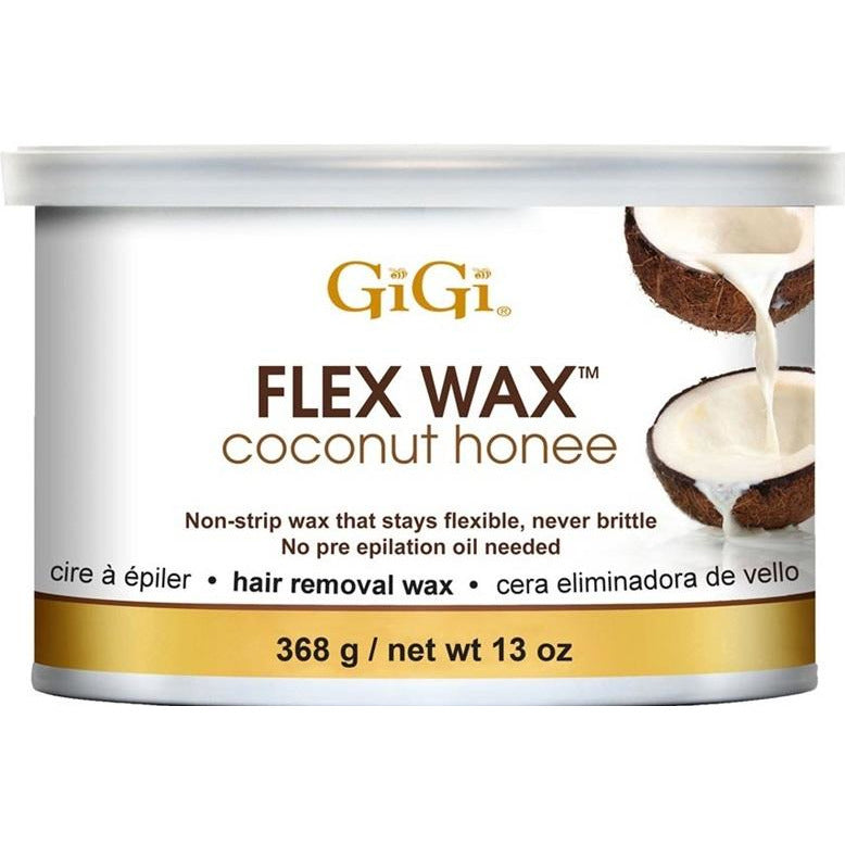 Gigi Coconut Honee Flex Wax Hair Removal Wax, 13 Oz