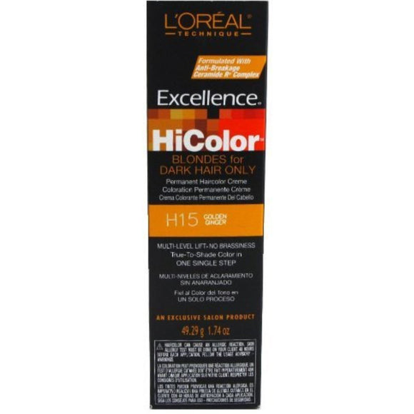 Loreal Excellence Hicolor Golden Ginger 1.74 Oz