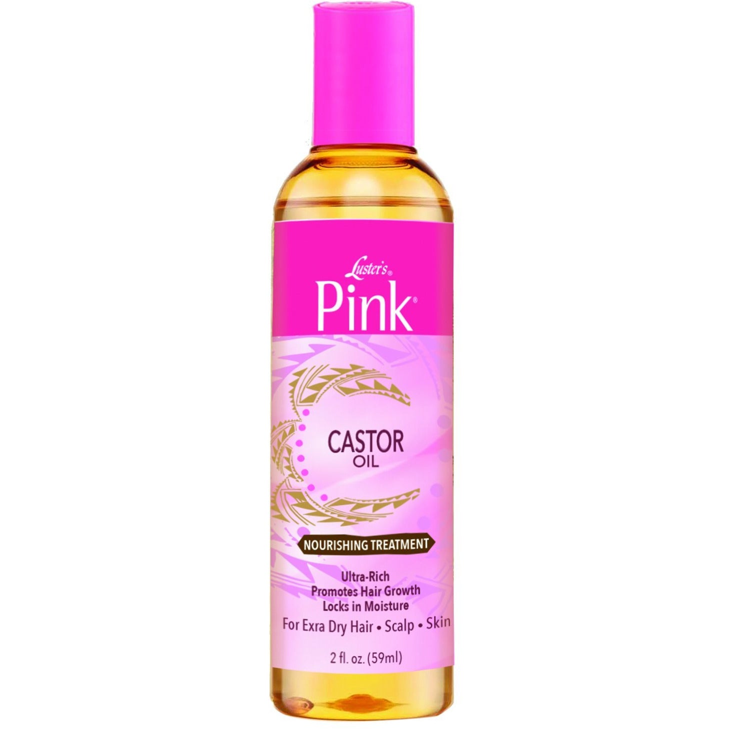 Luster's Pink Castor Oil 2 Oz (6 Pack)