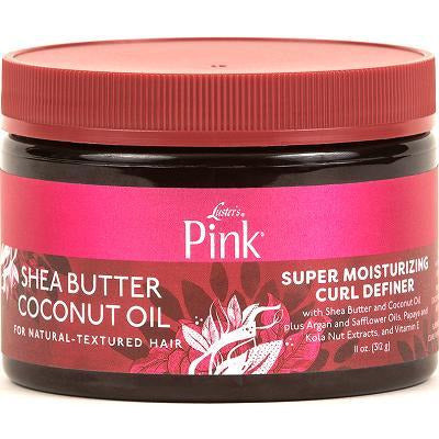 Lusters Pink Shea Butter & Coconut Oil Super Moisturizing Curl Definer 11 Ounce