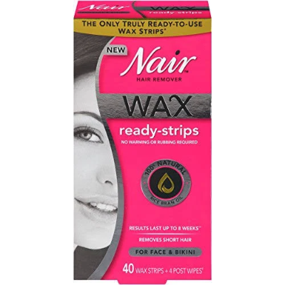 Nair Wax Ready Strips Face 40Ct