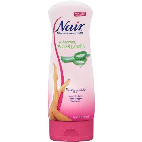 Nair Aloe & Lanolin Hair Removal Lotion - 9.0 Oz