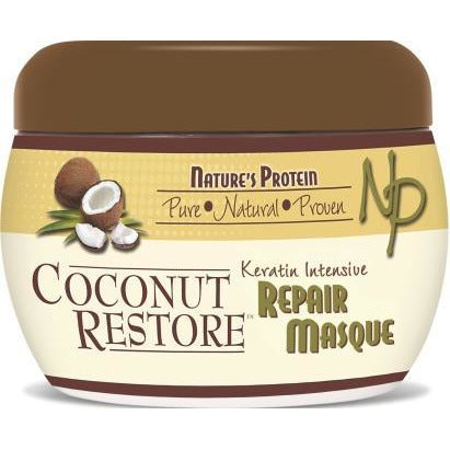 Nature's Protein Coconut Restore Keratin Intensive Repair Masque, 8 Oz