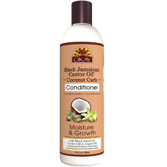 Okay Black Jamaican Castor Coconut Conditioner 12 OZ
