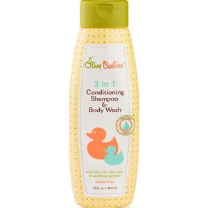 Olive Babies 3 In 1 Conditioning Shampoo 14 Oz