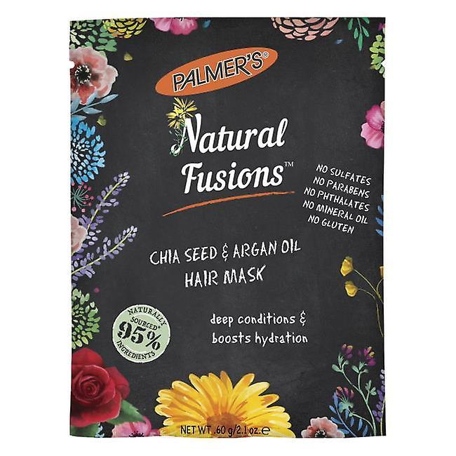 Palmers Natural Fusions Chia Seed & Argan Hair Mask, 2.1Oz