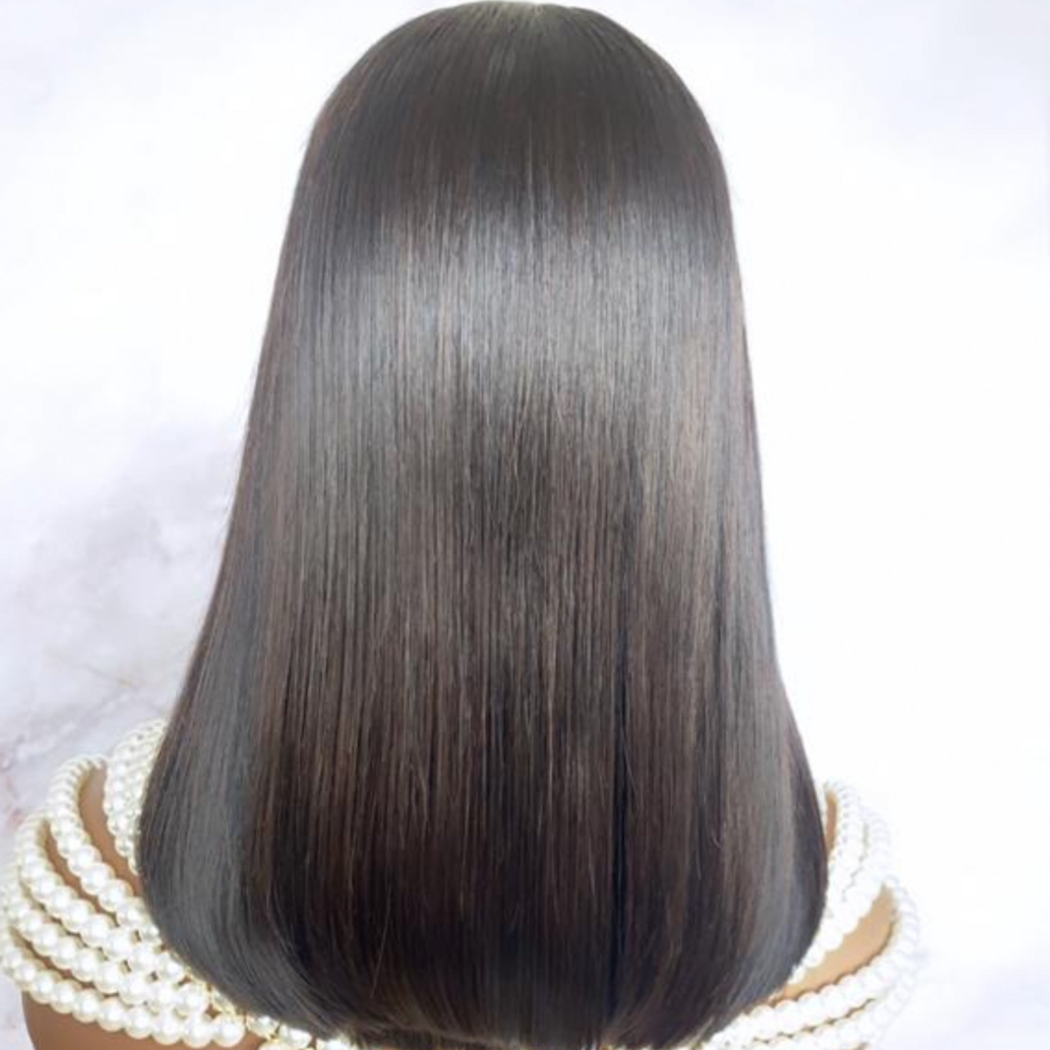 14 Inch Customized Luxury Burmese Virgin Hair Wig Styles