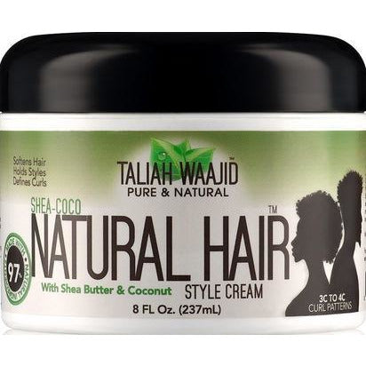 Taliah Waajid Shea-Coco Natural Hair Style Cream Jar 8 Oz