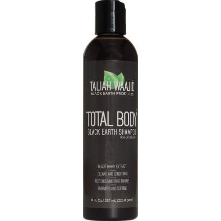 Taliah Waajid Total Body Black Earth Shampoo 8 Oz