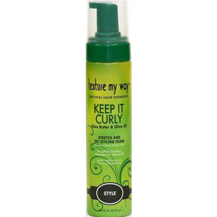 Texture My Way Keep It Curly Stretch And Set Styling Foam - 8.5 Oz