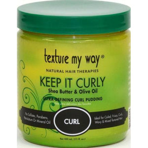 Texture My Way Keep It Curly Ultra Defining Curl Pudding - 15 Oz