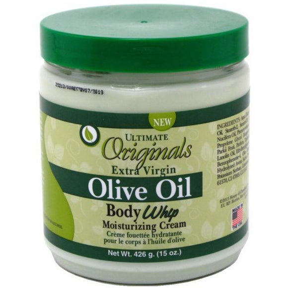Ultimate Orginals Extra-Virgin Olive Oil Body Whip Cream - 15 Oz
