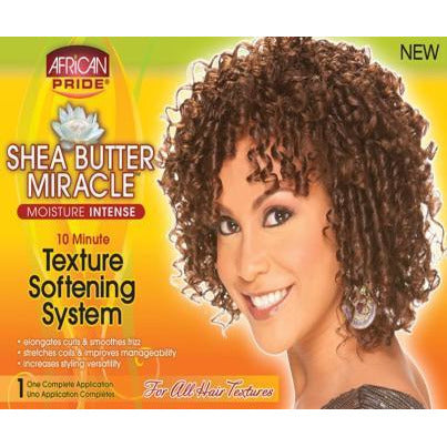 African Pride Shea Butter Miracle Texture Softening System Kit