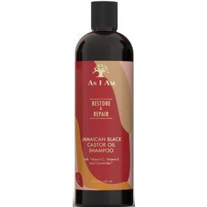 As I Am Jamaican Black Castor Oil Restore & Repair Shampoo 12OZ