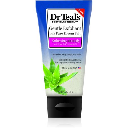 Dr Teal's Exfoliant Foot Scrub Epsom Salt, 6 oz.