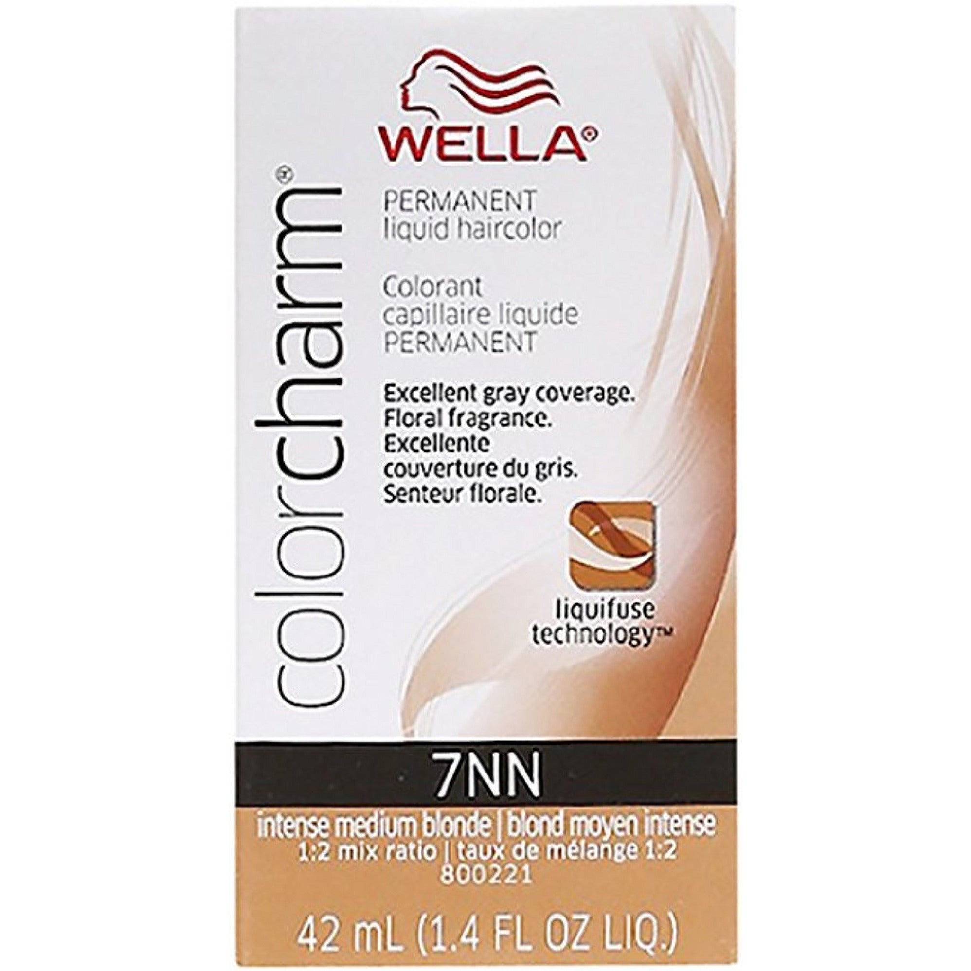 Wella Color Charm 7NN Permanent Liquid Haircolor Intense Medium Blonde - 1.4 Oz