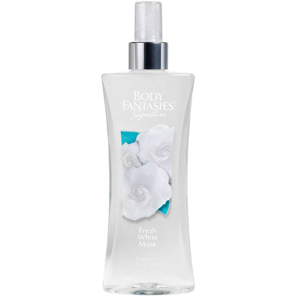 Body Fantasies Fresh White Musk Fragrance Body Spray 8 Oz