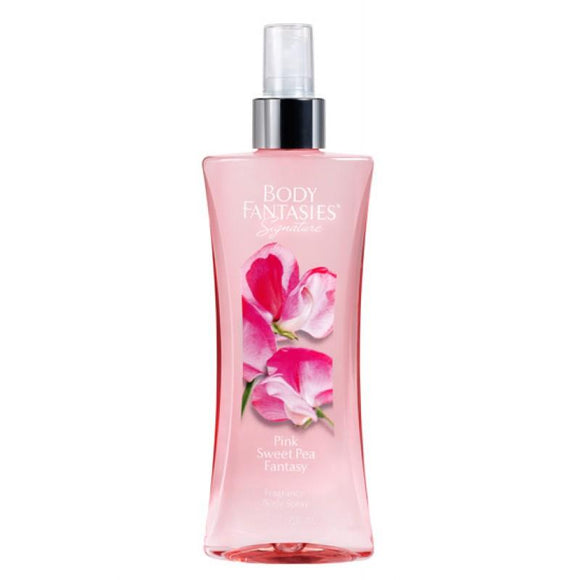 Body Fantasies Signature Pink Sweet Pea Fragrance Body Spray 8 Oz