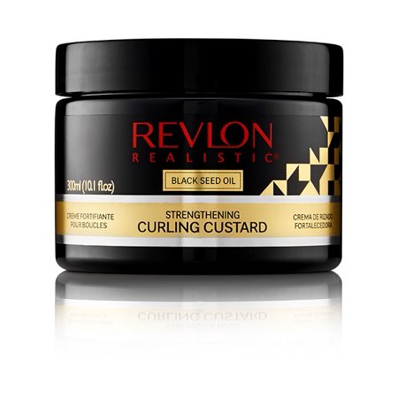 Revlon Realistic Black Seed Oil Strengthening Curling Custard Adds Definition 10.1 Oz