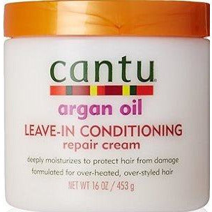 Cantu Argan Oil Leave-In Conditioning Repair Cream 16 Oz