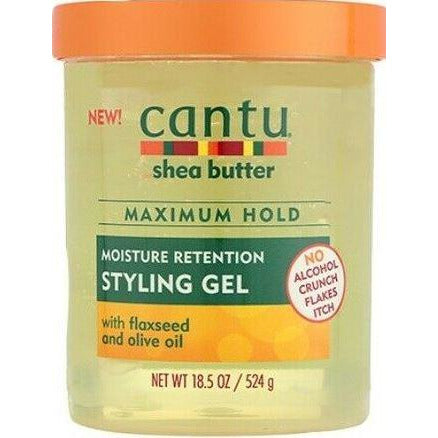 Cantu Shea Butter Maximum Hold Moisture Retention Styling Gel 18.5 Oz