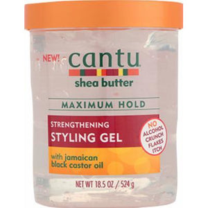 Cantu Shea Butter Maximum Hold Strengthening Styling Gel 18.5 Oz