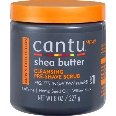 Cantu Shea Butter Men's Collection Cleansing Pre-Shave Scrub, 8 Oz