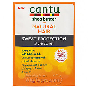 Cantu Shea Butter For Natural Hair Sweat Protection Style Saver 1.5Oz (6 Pack)