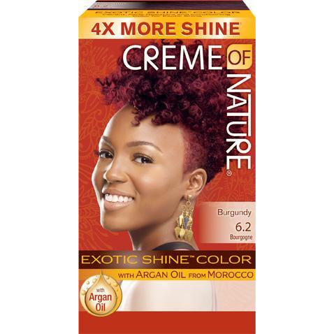 Creme Of Nature Exotic Shine Color Burgundy Blaze 6.2 Ounce
