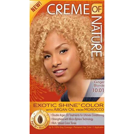 Creme Of Nature Argan Hair Color 10.01 Ginger Blonde