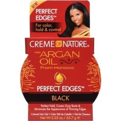 Creme Of Nature Argan Oil Edge Black 2.25 Oz