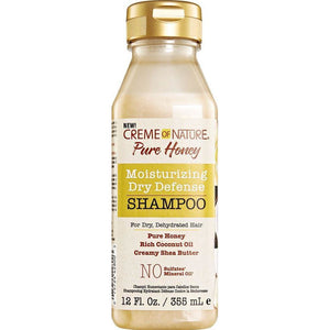 Creme Of Nature Pure Honey Moisturizing Dry Defense Shampoo 12 Ounce