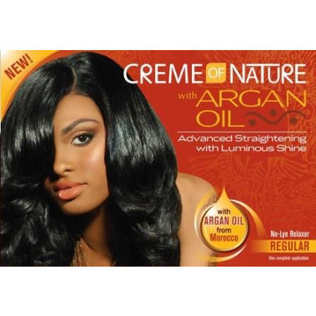 Cream Of Nature Argan Oil Relaxer Kit Reg