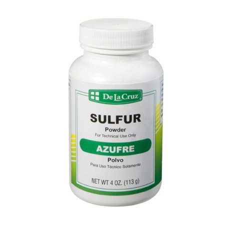 De La Cruz Pure Sulfur Powder 4 OZ