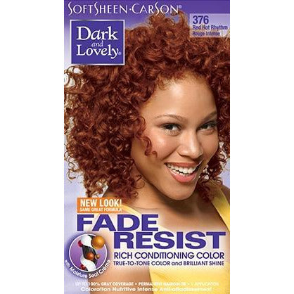 4Th Ave Market: Dark And Lovely Fade Resist Rich Conditioning Hair Color,  Permanent Hair Dye, Red Hot Rhythm