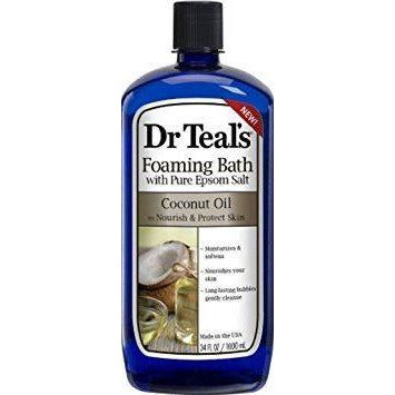 Dr. Teals Coconut Oil Foaming Bath, 34 Oz