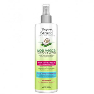 Every Strand Aloe Vera & Coconut Water Weightless Hydration 5-In-1 Leave-In Conditioner 8 Oz