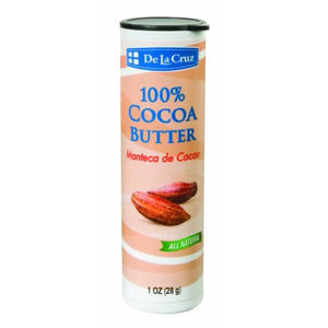 De La Cruz Pure Cocoa Butter, Hexane Free,1 OZ