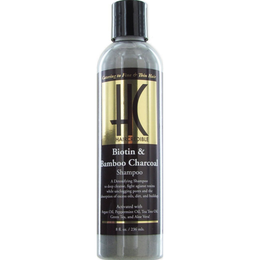 Haircredible Biotin & Bamboo Charcoal Shampoo 8Oz