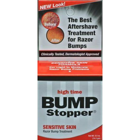 High Time Bump Stopper Sensitive Skin, 0.5Oz