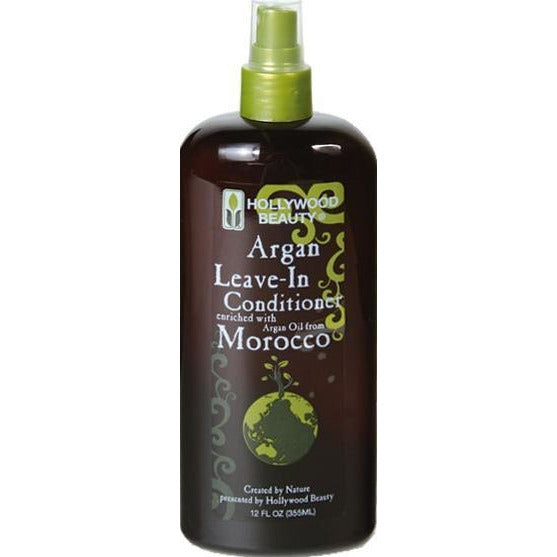 Hollywood Beauty Argan Leave-In Conditioner, 12 Oz