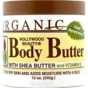 Hollywood Beauty Body Butter With Shea Butter And Vitamin E, 12 Oz