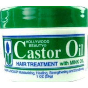 Hollywood Beauty Castor Oil Hair Treatment With Mink Oil, 1 Oz