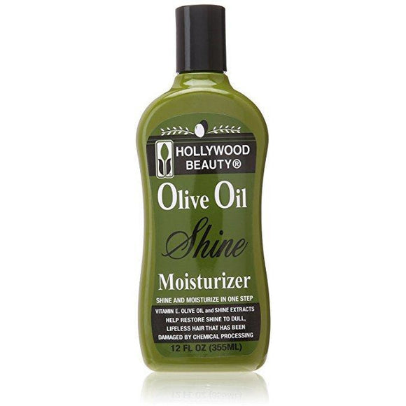 Hollywood Beauty Olive Oil Shine Moisturizer, 12 Oz