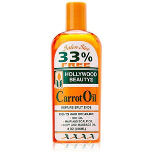 Hollywood Beauty Carrot Oil, 8 Oz