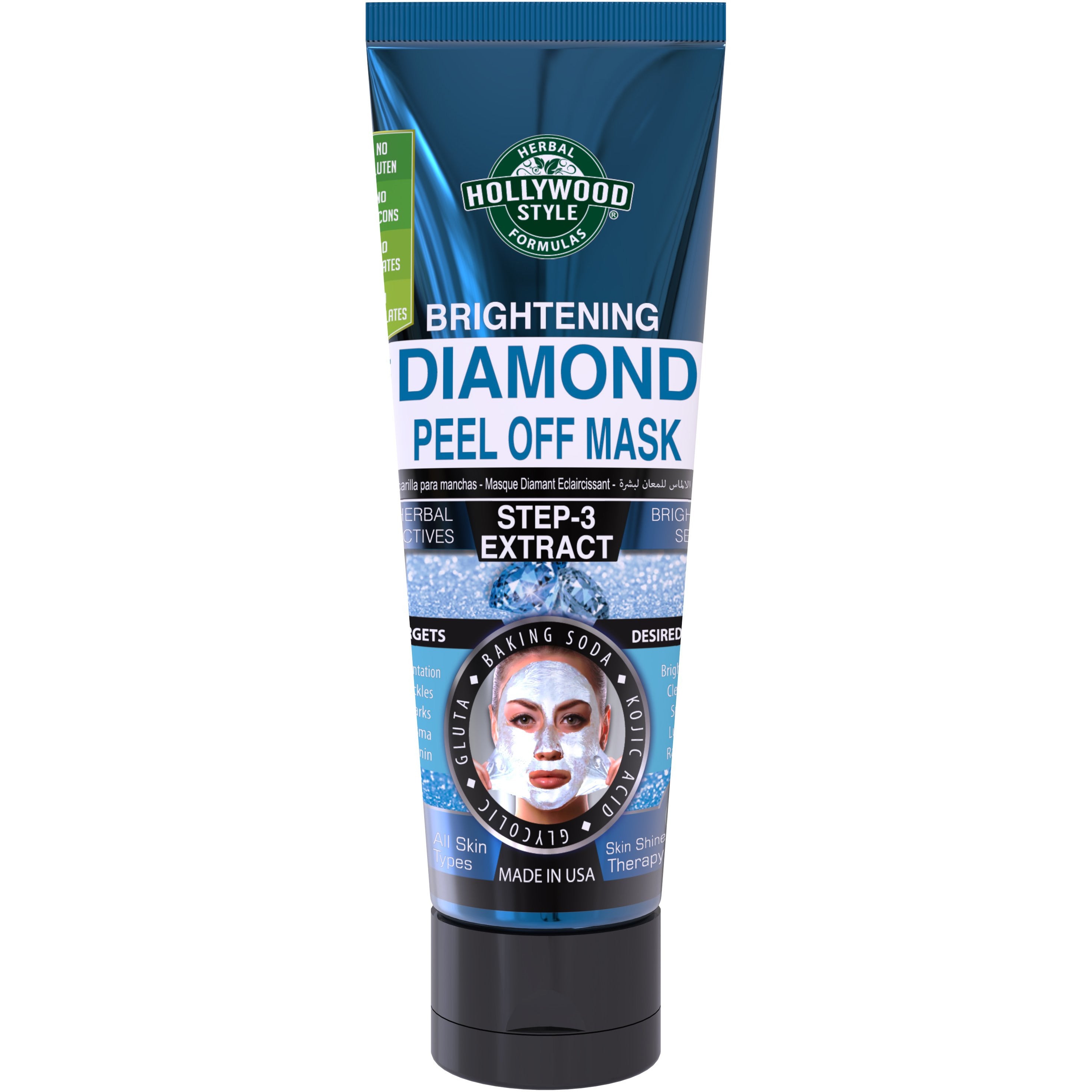 Hollywood Style Diamond Peel-Off Mask 3.2 Ounce