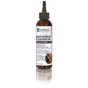 Isoplus Black Castor Oil &Coconut Oil Hair & Scalp Therapy 4 Oz
