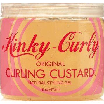 Kinky Curly Curling Custard Gel, 8 Oz